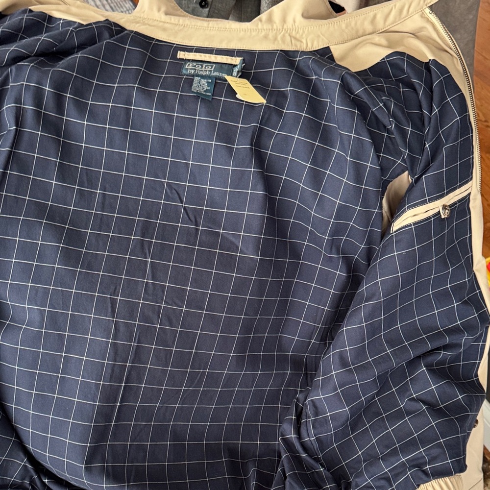 Polo Ralph Lauren Tan Bi-Swing Windbreaker - Picture 8 of 13